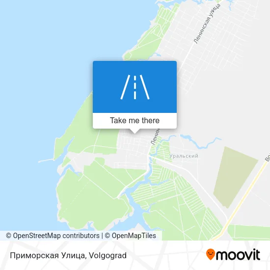 Приморская Улица map