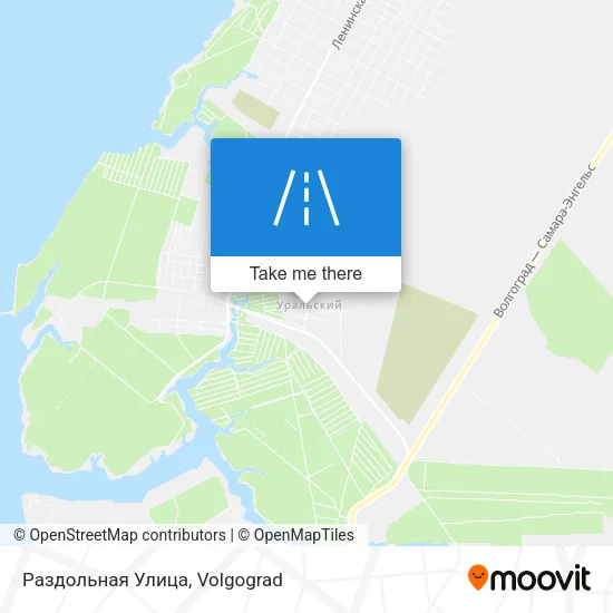 Раздольная Улица map