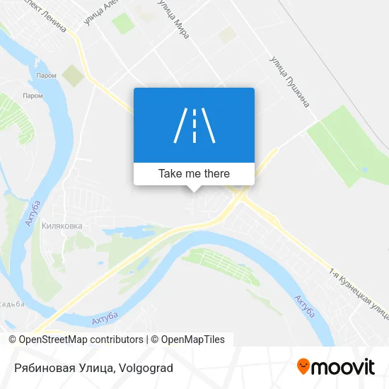 Рябиновая Улица map