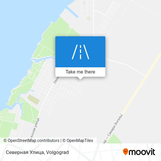 Северная Улица map