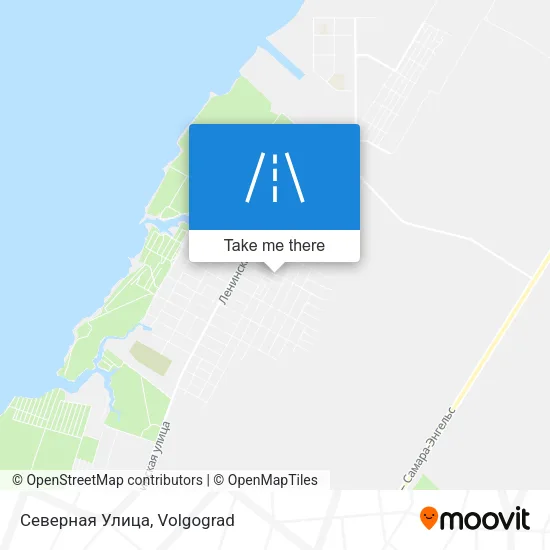 Северная Улица map