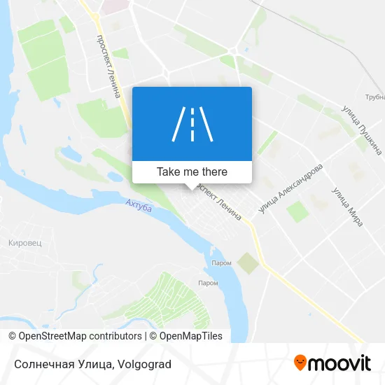 Солнечная Улица map