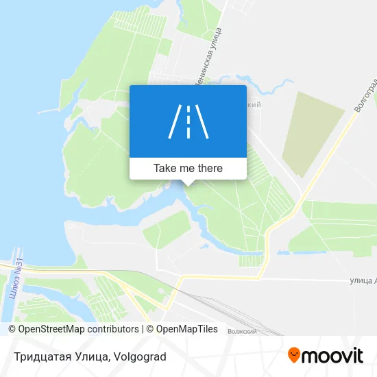 Тридцатая Улица map