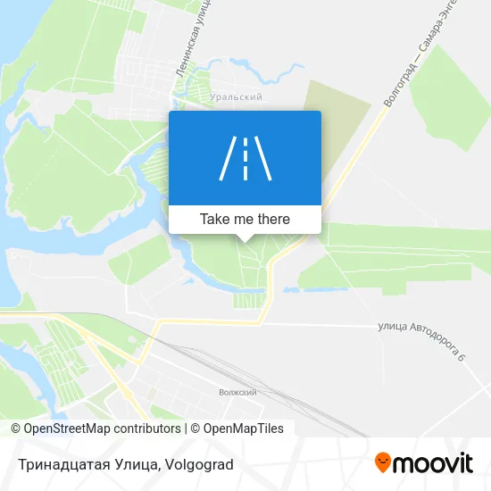 Тринадцатая Улица map