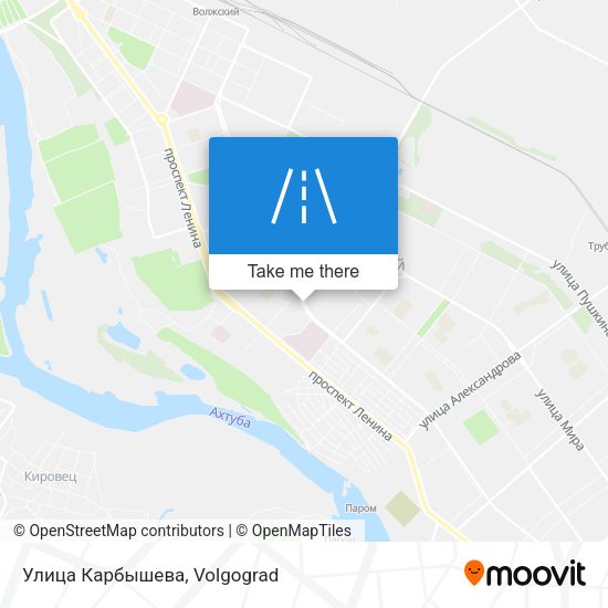 Улица Карбышева map