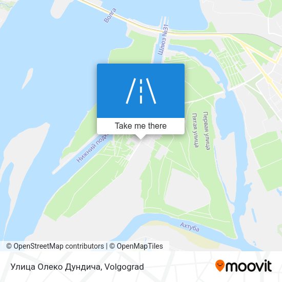 Улица Олеко Дундича map