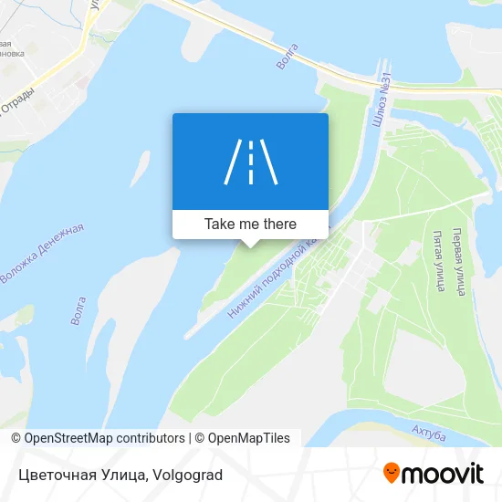 Цветочная Улица map