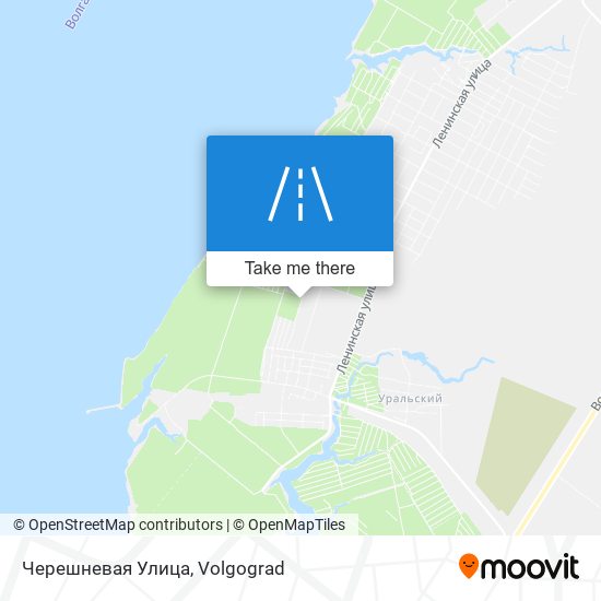 Черешневая Улица map