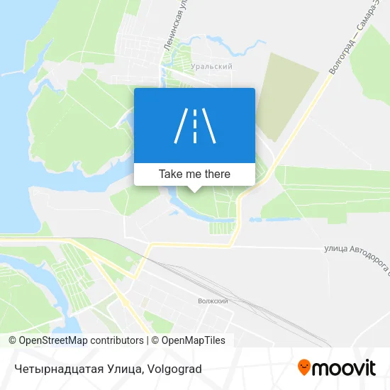 Четырнадцатая Улица map