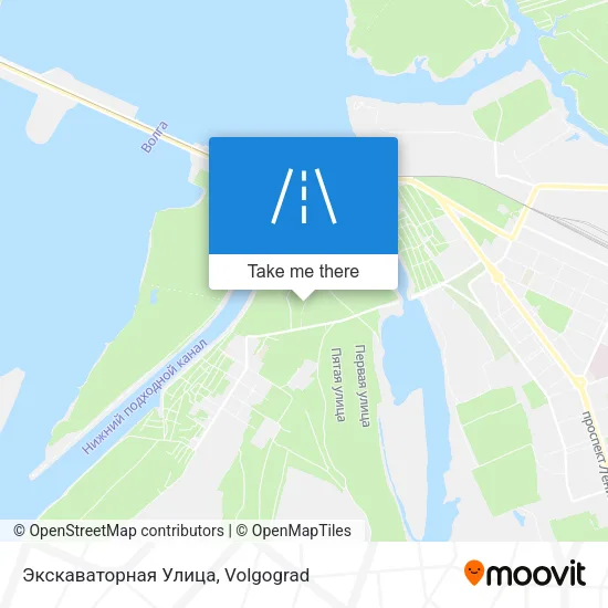 Экскаваторная Улица map