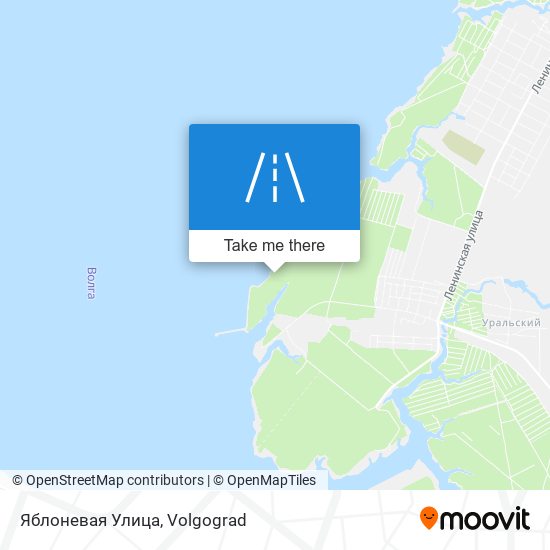Яблоневая Улица map