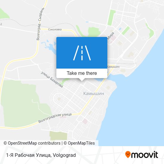 1-Я Рабочая Улица map