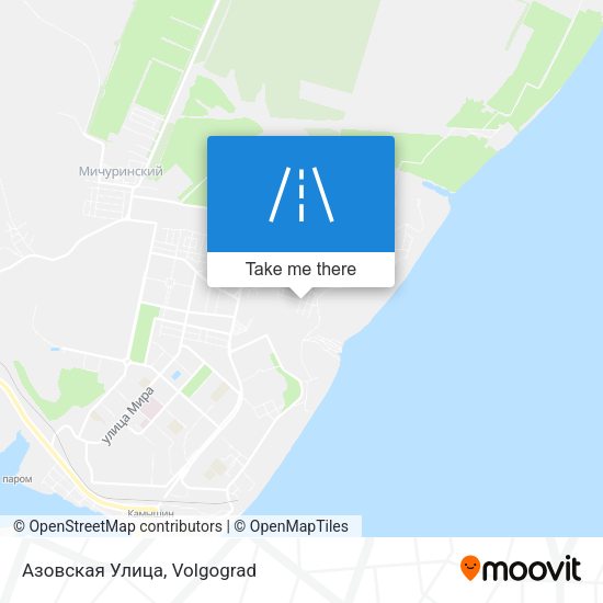 Азовская Улица map