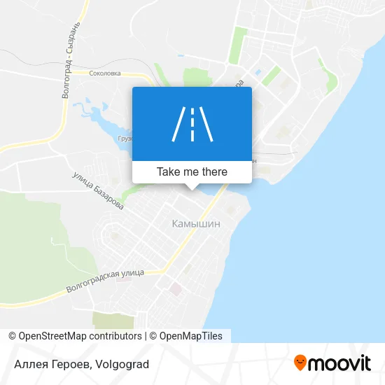 Аллея Героев map