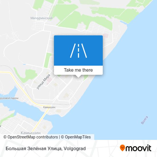Большая Зелёная Улица map