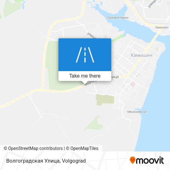 Волгоградская Улица map