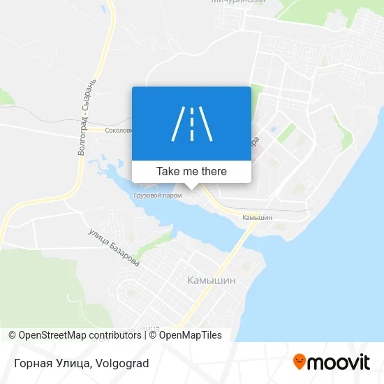 Горная Улица map