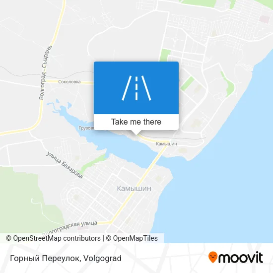 Горный Переулок map