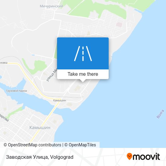 Заводская Улица map