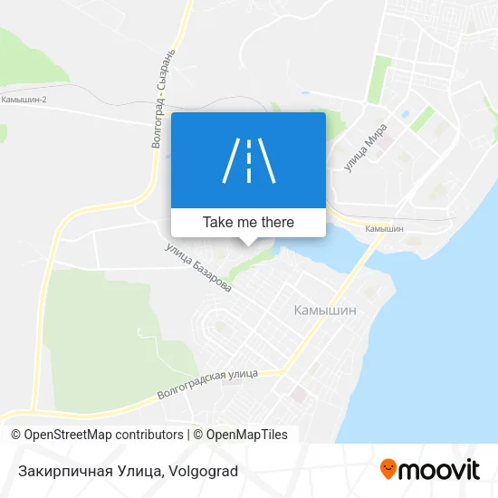 Закирпичная Улица map