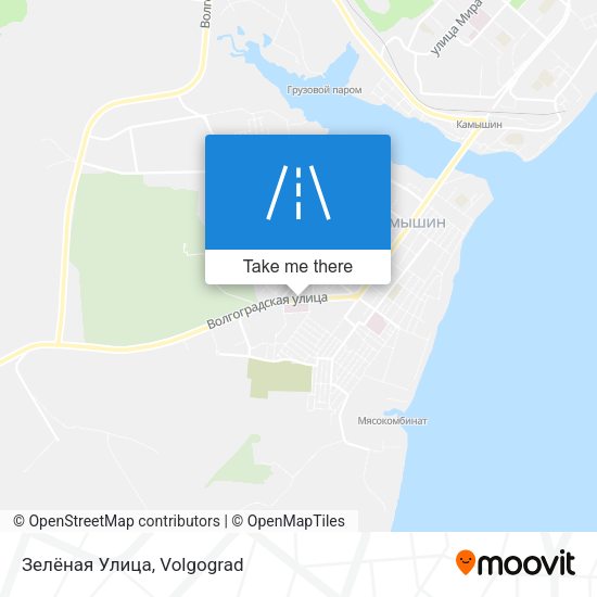 Зелёная Улица map