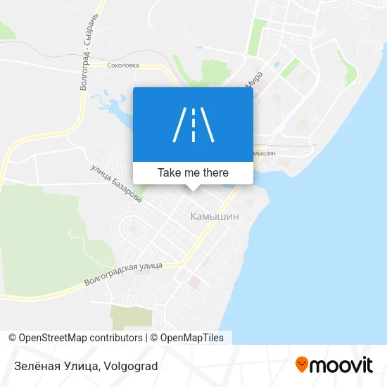 Зелёная Улица map