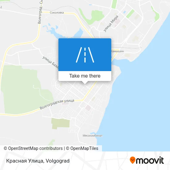 Красная Улица map