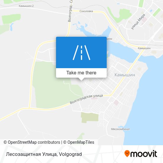 Лесозащитная Улица map