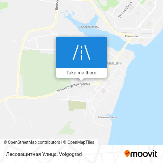 Лесозащитная Улица map