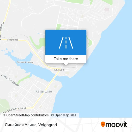 Линейная Улица map