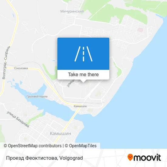 Проезд Феоктистова map