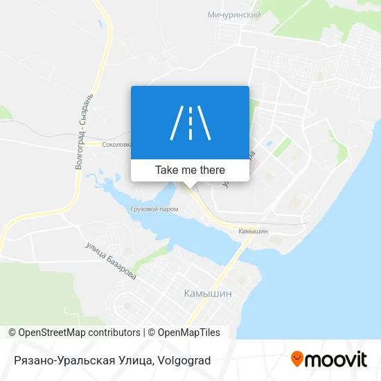 Рязано-Уральская Улица map