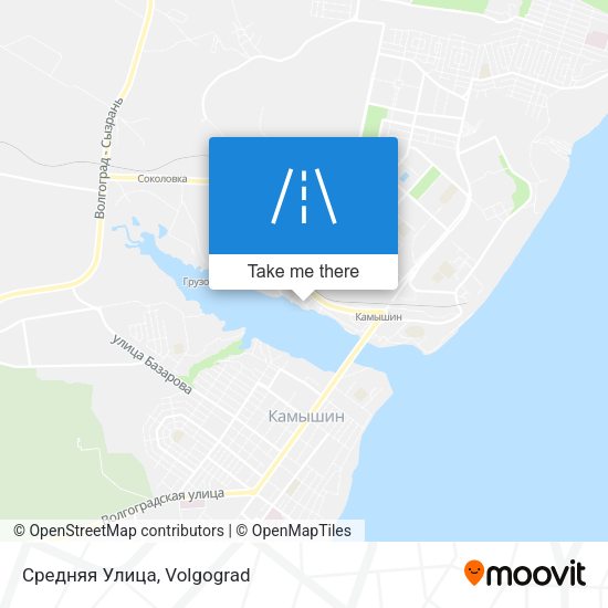 Средняя Улица map