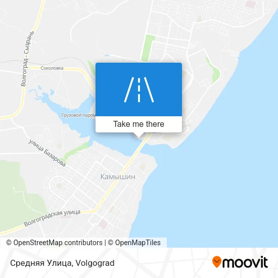 Средняя Улица map