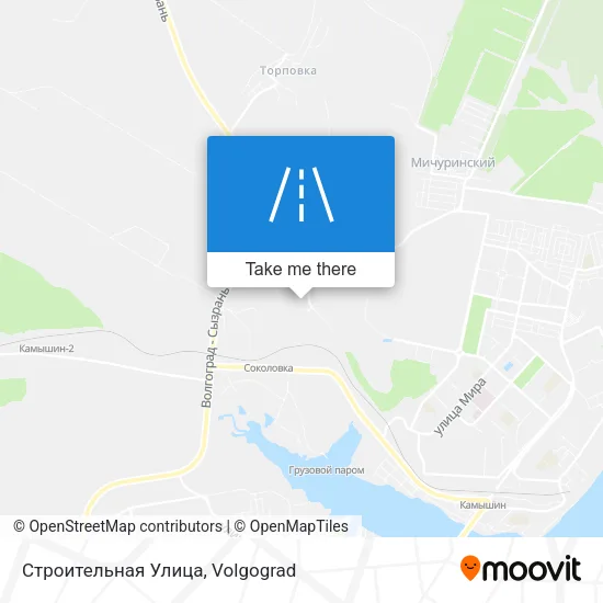 Строительная Улица map