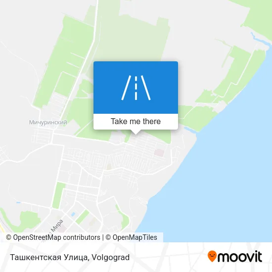 Ташкентская Улица map