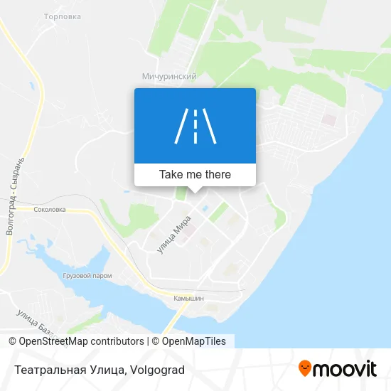 Театральная Улица map