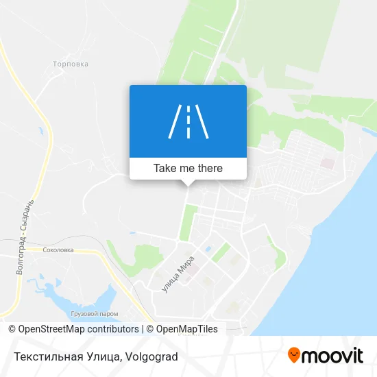 Текстильная Улица map