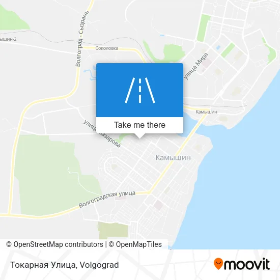 Токарная Улица map