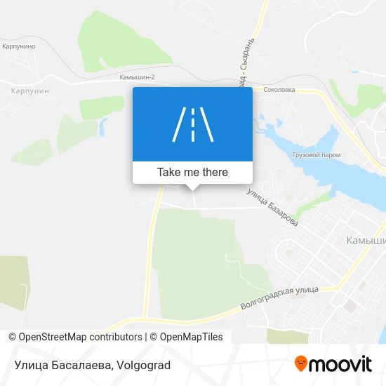 Улица Басалаева map