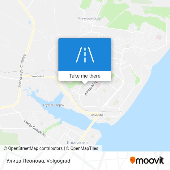 Улица Леонова map