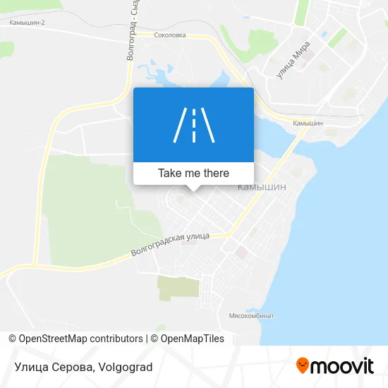 Улица Серова map