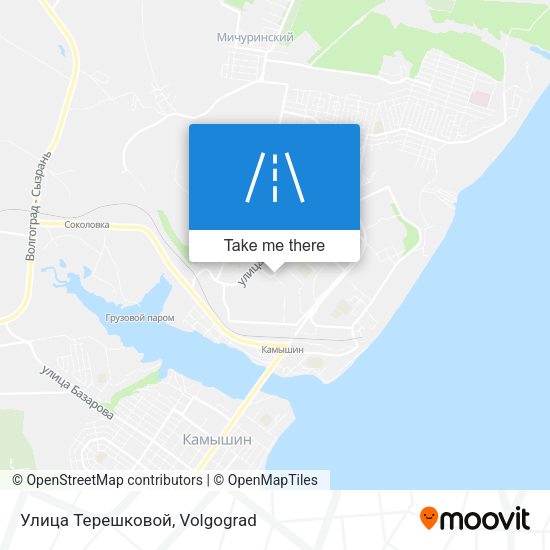 Улица Терешковой map