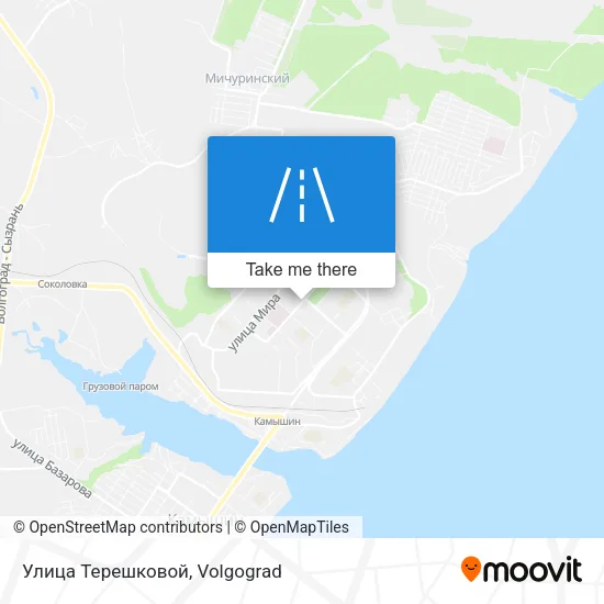 Улица Терешковой map