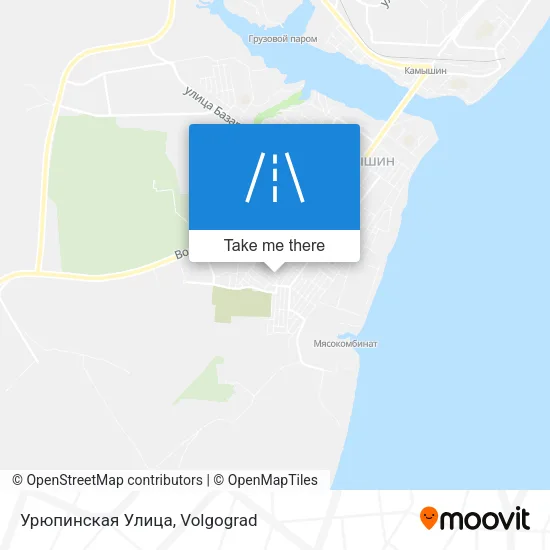 Урюпинская Улица map