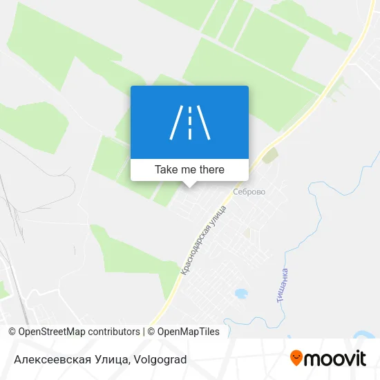 Алексеевская Улица map