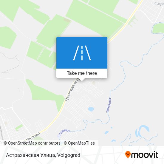 Астраханская Улица map