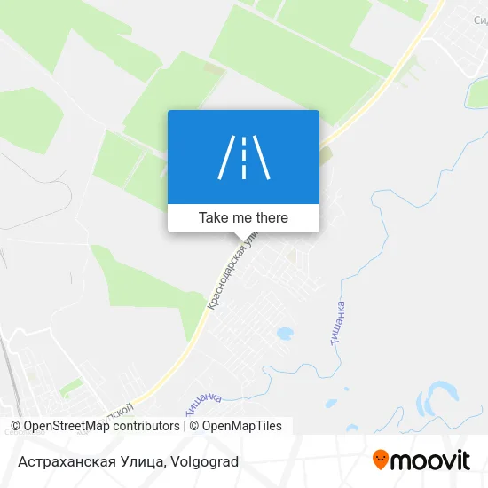 Астраханская Улица map
