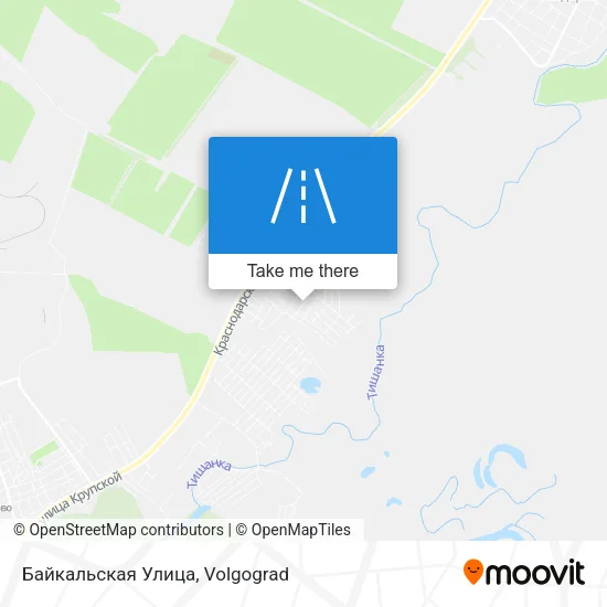 Байкальская Улица map