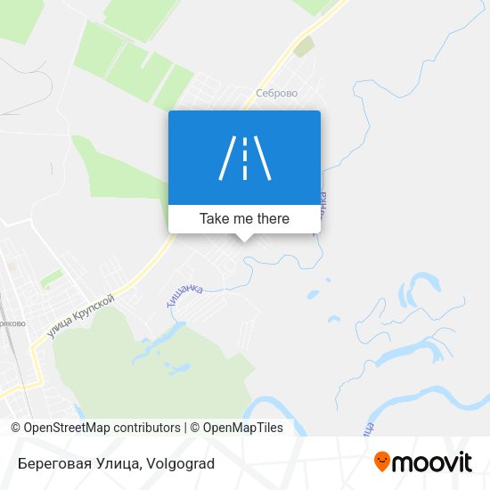 Береговая Улица map